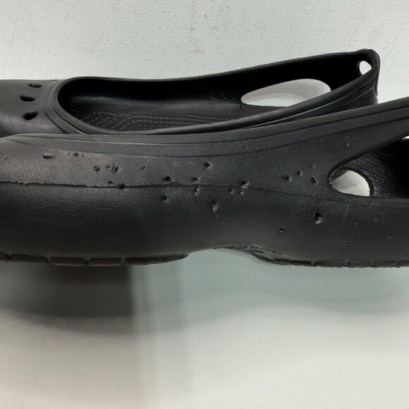 Crocs Kadee Womens Size 8 Black Ballet Flats - Picture 6 of 8